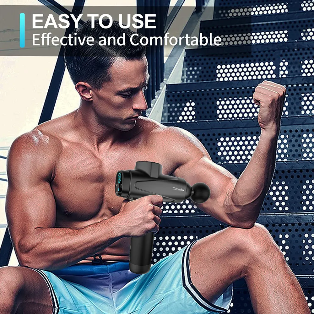 ODM High Quality Therapy Portable Body Percussion Deep Tissue Professional Metal Facial Gun Massager Muscle Mini Massage Gun