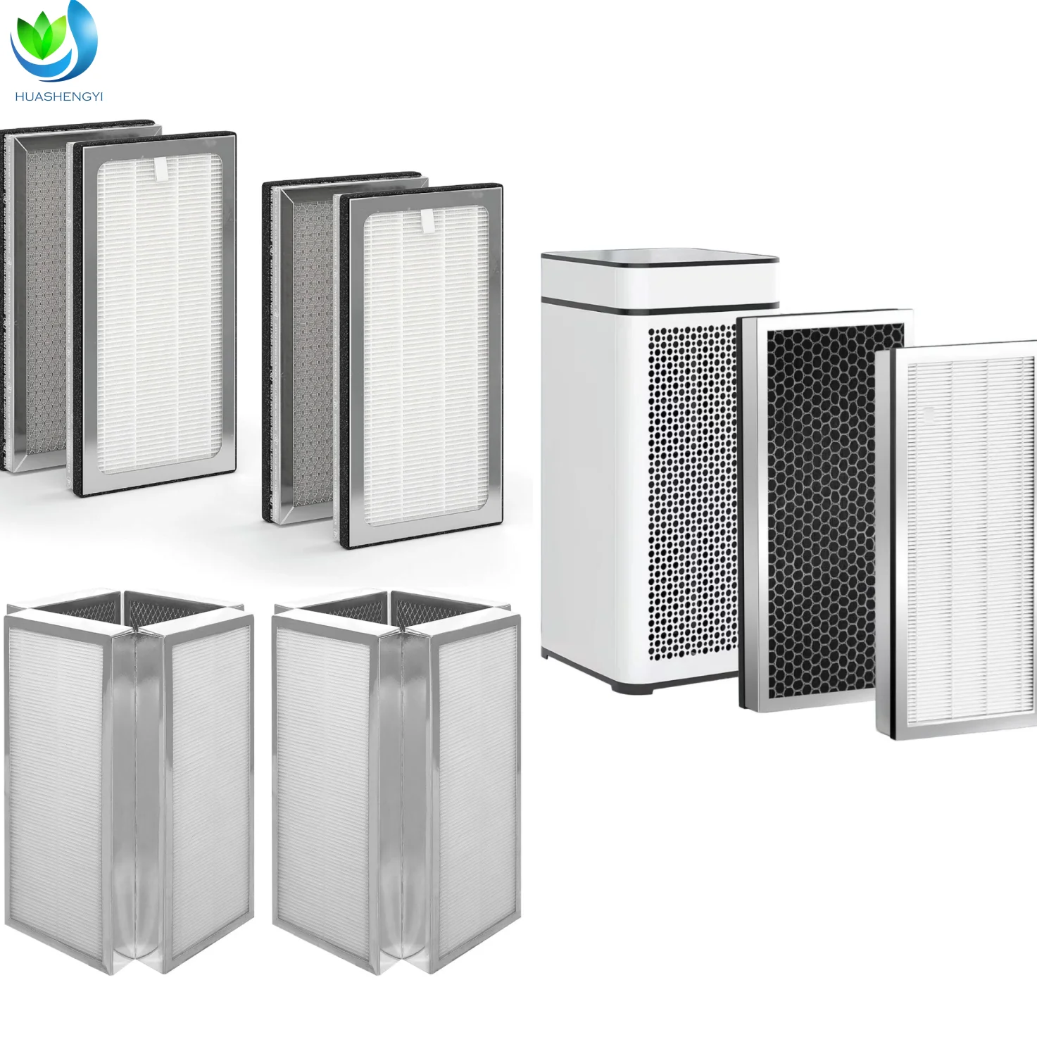 Premium HEPA & Carbon Replacement Air Filters for Medify Air Purifiers | 3-Stage Home Air Purification for Allergies, Odors