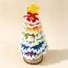 White Edge Rainbow Christmas Tree