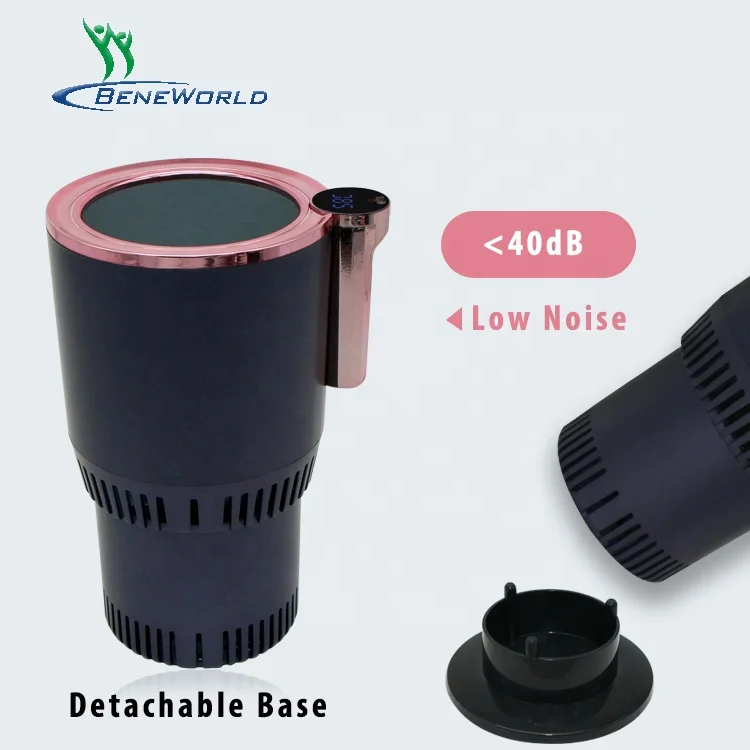 2 in 1 Multifunction Car Cup Cooler and Warmer Accessory 12 V Electric Car Ac Cooling and Heating Smart Cup Holder for Auto Car