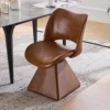 Brown + Metal & Wood + Foam