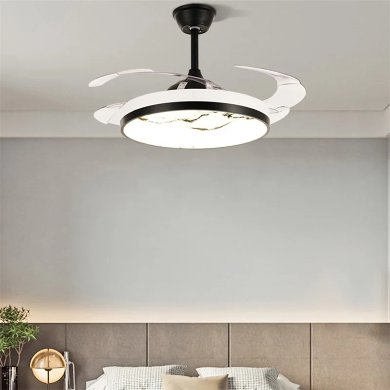 Wholesale Bladeless Ceiling Fan With LED Light Invisible Lamp Remote Control Modern Creative for Home