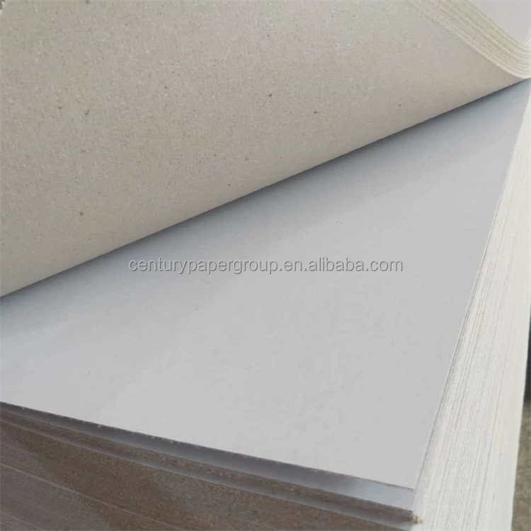 Duplex Board Grey Back Coated Triplex Board And Duplex Board White Back