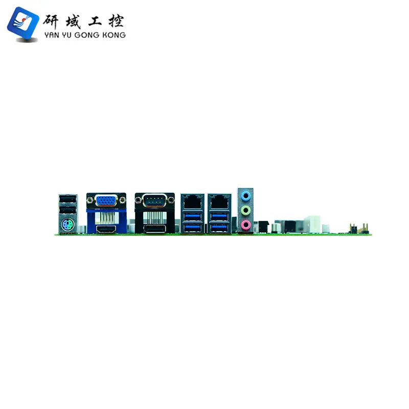 LGA1151 dual lan industrial motherboard with 4*ddr4 6*sata port for industrial application