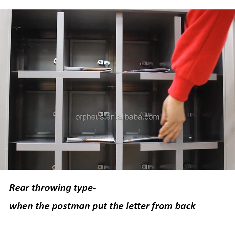 Photo inspiration: Picture Idea: Wall Mounted Mailbox Cluster For Efficient Residential Delivery