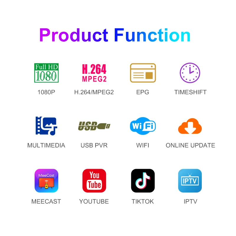 DVB T2 Decoders Support Multi Languages African Channels IP TV DVB-T2 TV Digital Tuners Free to Air MeeCast HD Dvb T2 Indonesia