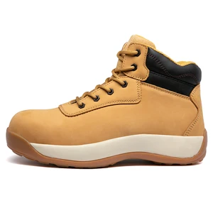 Zstep Midcut Safety Boots Feet Protective Steel Toe Working Boots Anti-puncture Work Safety Boots Men