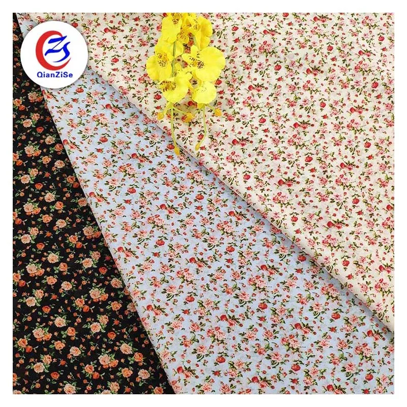 camisa de seda floral
