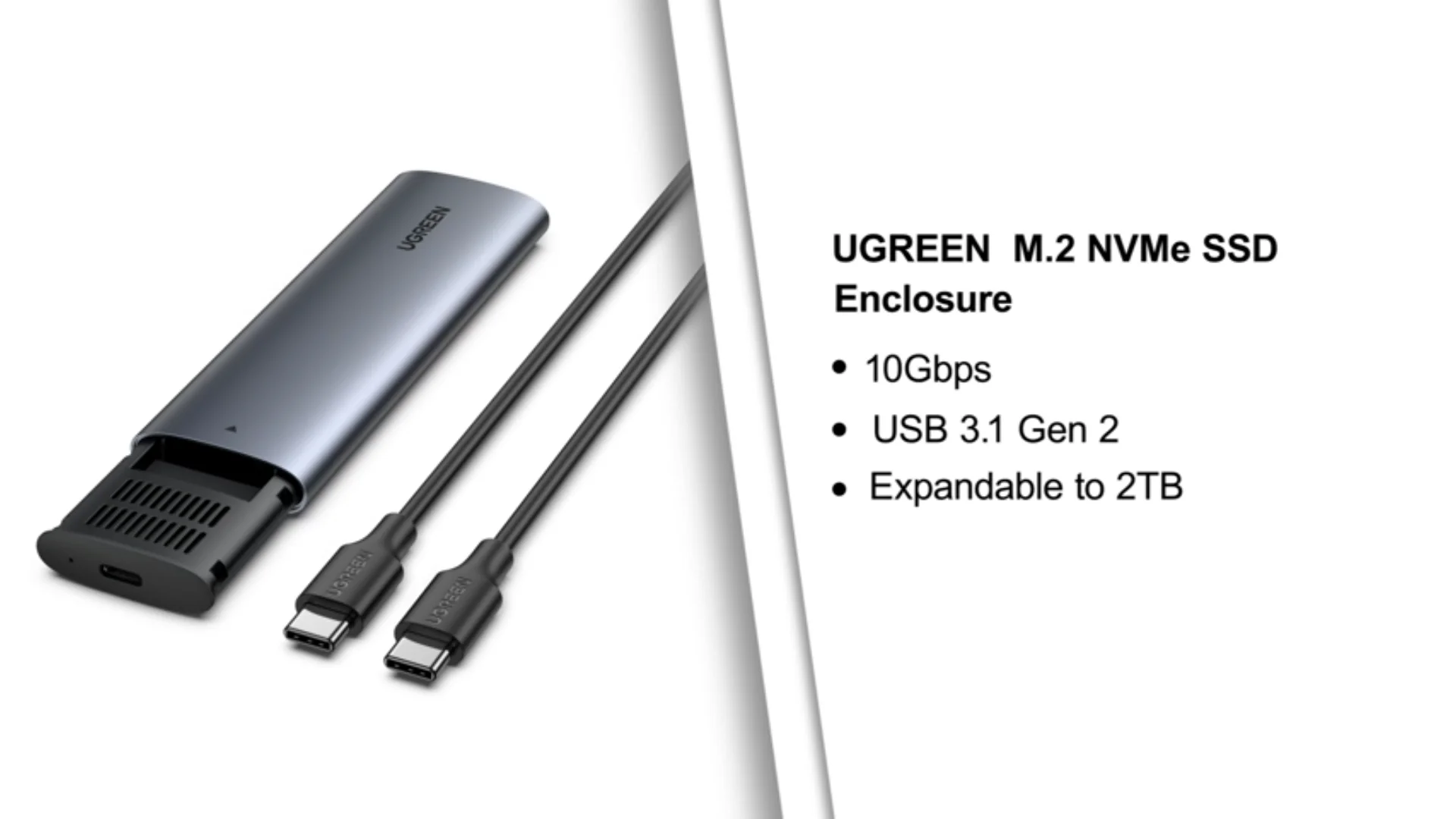 UGREEN Nvme SSD Enclosure 10 Gbps USB C Adapter