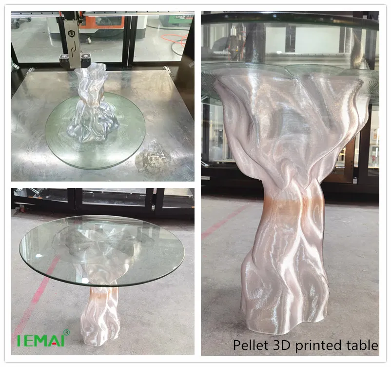 Buy Large Format Printer Fast Speed Particle Pellet Extruder 3d Printer 1500mm