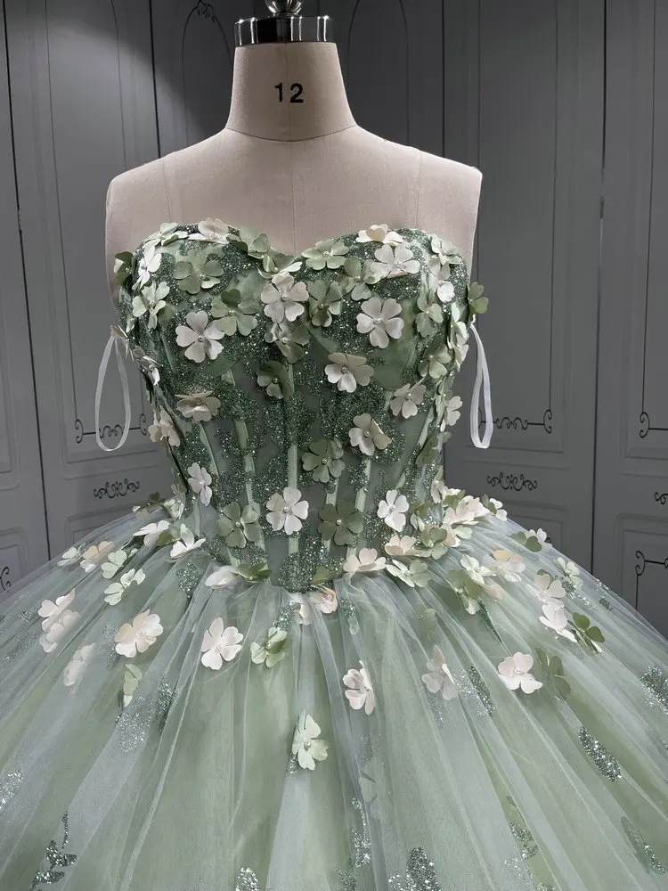 Mumuleo Sage Green Quinceanera Dresses Mexican Vestidos De Quinceaera 2025  Vestidos Para Me Da Noiva Dulces 16 Vestidos