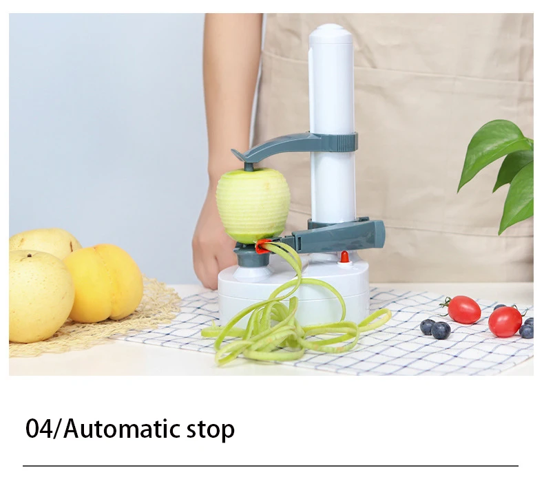 Modern Design Newest Kitchen Gadgets, Multifunctional Electric Vegetable Fruit Peeler