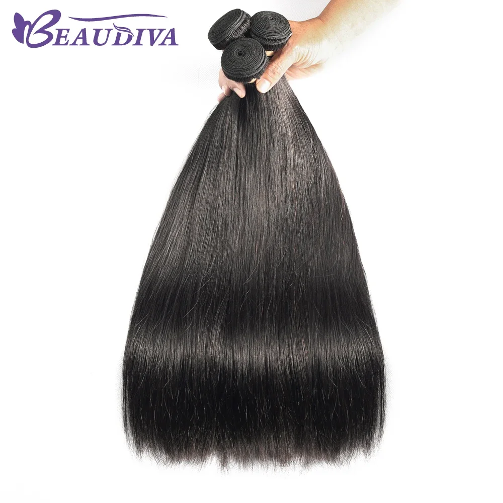 Indische glatte menschliche Haarbündel natürliches Schwarz billige Extensions Anbieter Großhandel Haar_voghion.com