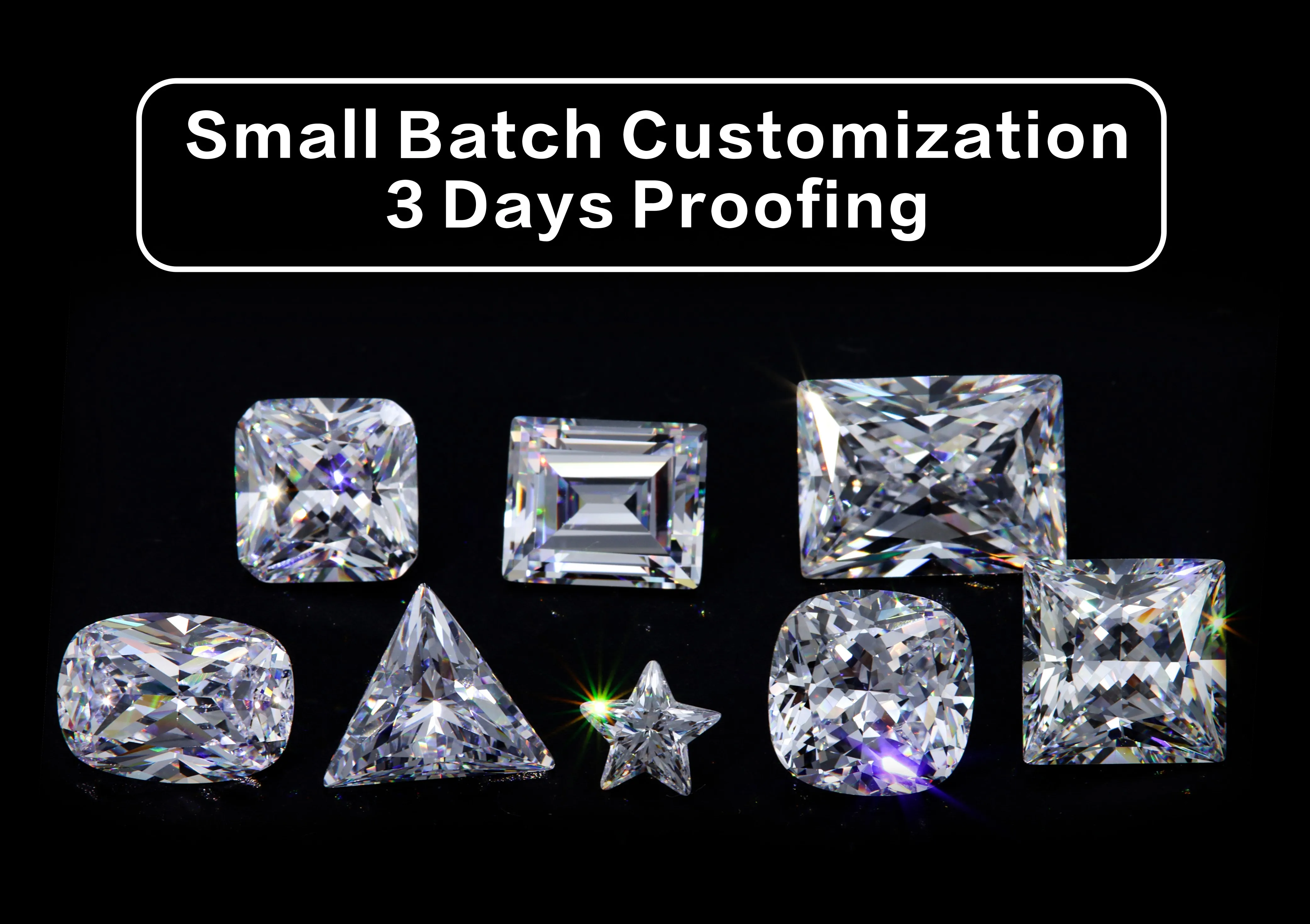 5a Shell Sample Free Sample CZ 5A - Top Quality Cubic Zirconia Stones