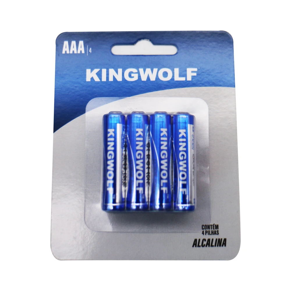 Hot selling OEM kingwolf  Zinc manganese size aaaa/lr8d425 1.5v dry battery alkaline  Wholesale