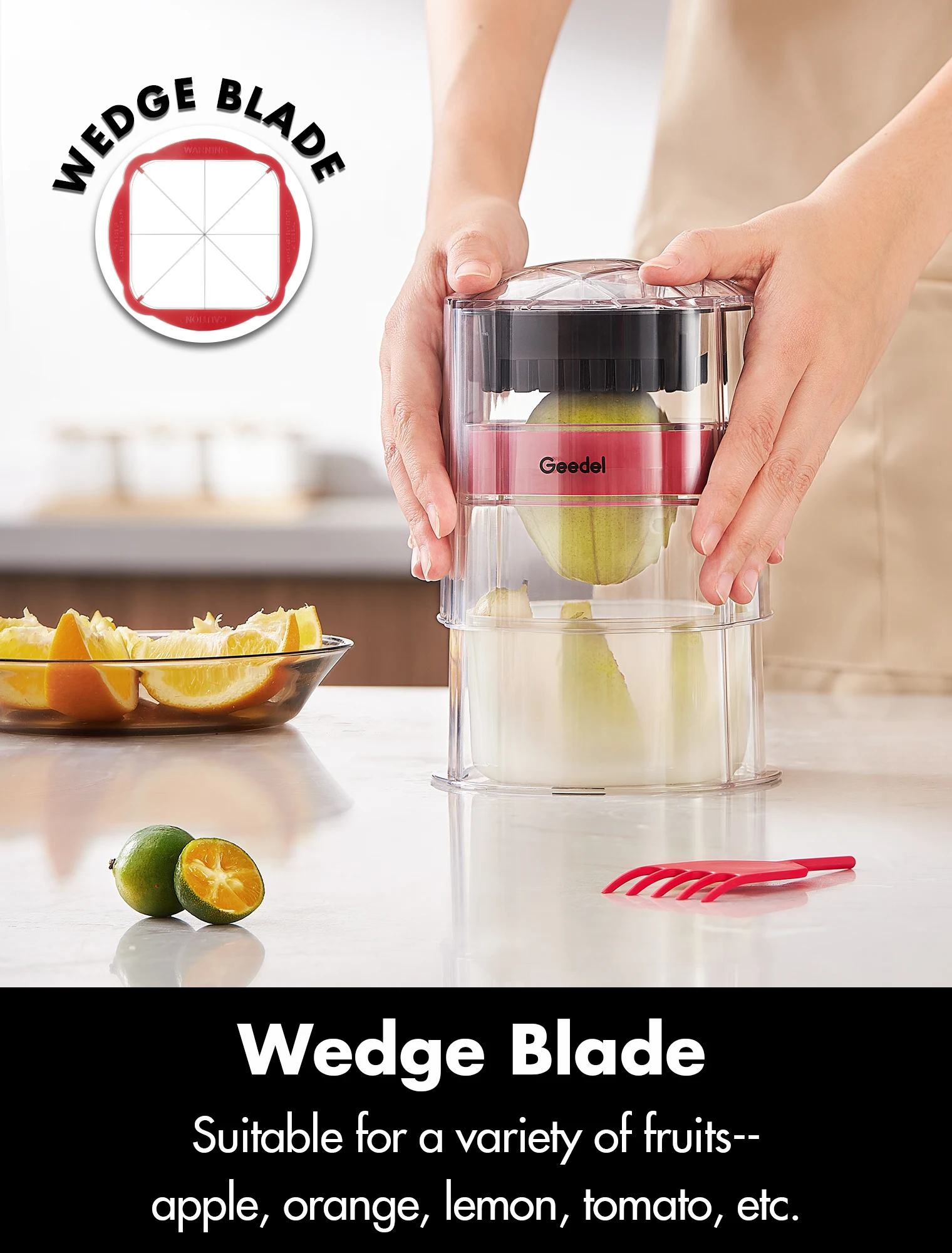 Stainless Steel Manual Food Cutter Quick Press Chopper Dicer for Home Kitchen Fruit Vegetable Tools & French Fry Cutters