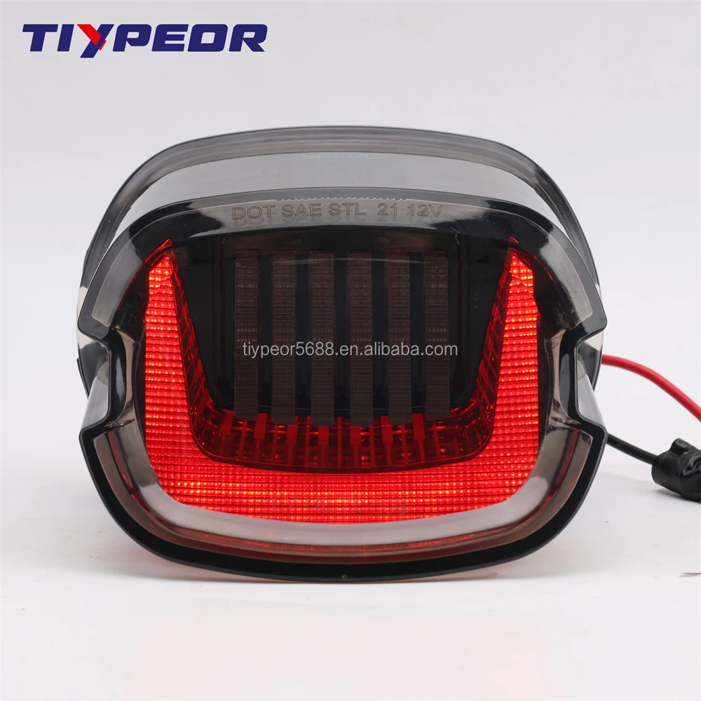 product tiypeor wholesale price hover taillight for harleys davidson tail lights motorcycle led lamp with clear smoked color-4