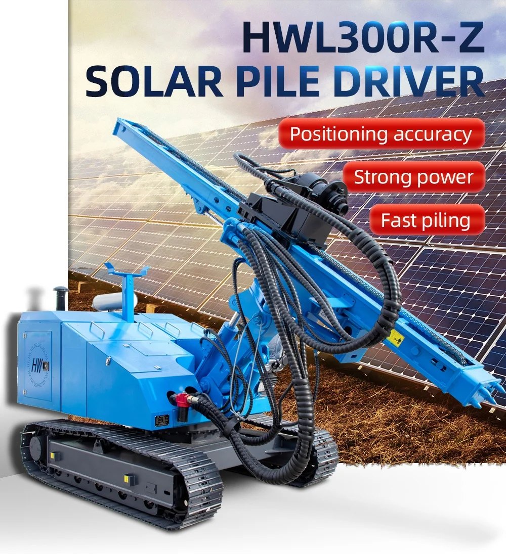 Piling Machine Automatic Pv Power Driven Photovoltaic Piling Solar ...