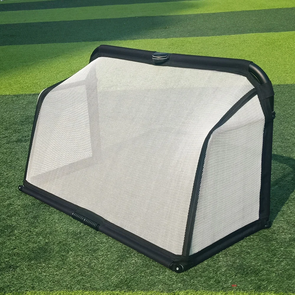 Fashional Black Frame and Webbing Outdoor Foldable Soccer goal