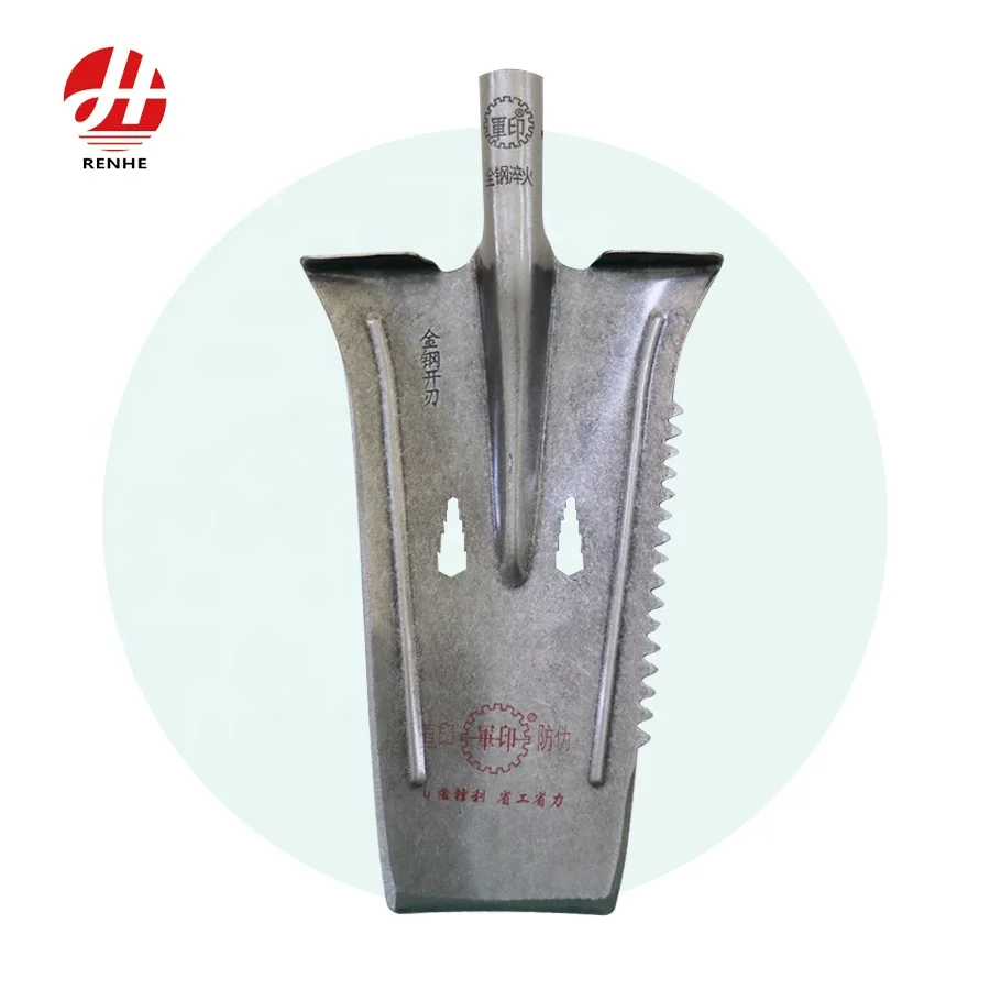 Hot Sale Outdoor Hand Tools Agricultural Spades 50Mn Steel Garden Shovel Paghukay ng ulo ng espada