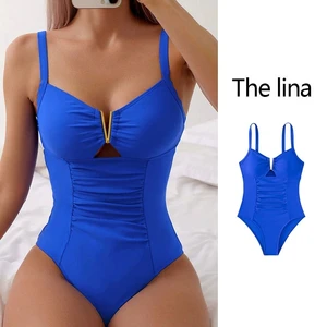 Cikini 2026 Summer Sexy Beach One -Piece Bikini Swimwear with Crop Top Quick Dry & Nontoxic Spandex/Polyester
