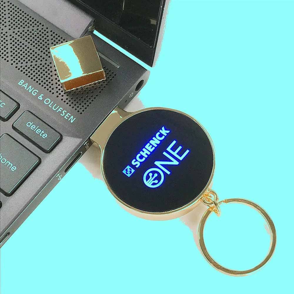Professional Design Led Light Metal Flash Drive 1gb 2gb 4gb 8gb 16gb 32gb 64gb 128gb Mini Flash Drive