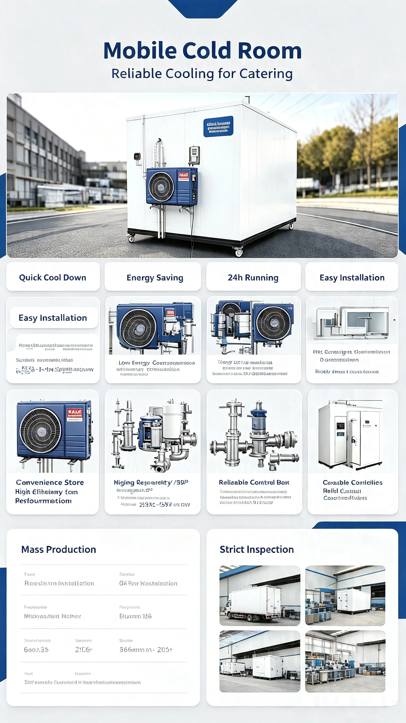 Storage Room Refrigeration Unit, AC 220V~240V, 3-7kW - detail 18