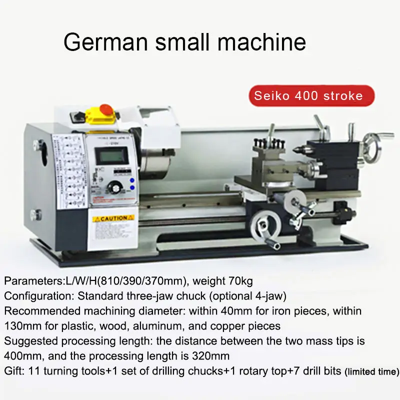 Horizontal Mini Lathe Metal Bench Lathe For Hobby And School Education