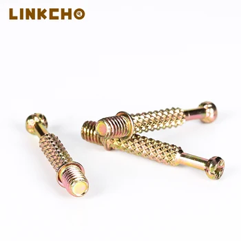 Hardware Fastener 3 in 1 Wood Corner Furniture Joint Mini Fix Connector Screws Rod Bolts Cabinet Cam Lock and Nut Dowel