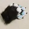 Giocattolo cigolante stile chiodo, cuscinetto in carne nero-blu, un paio