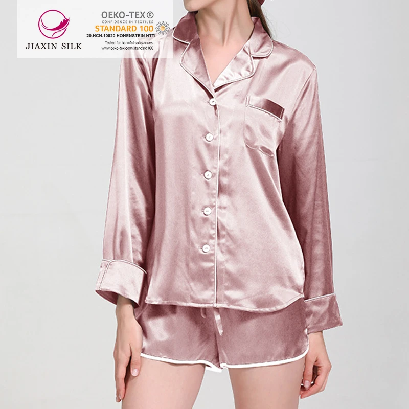 China Customized Satin Silk Pajamas Women Set Long Sleeve Suppliers,  Manufacturers - Factory Direct Wholesale - JIAXIN