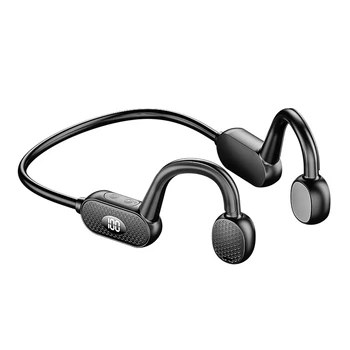 Bone Conduction Hearing Aid Sound Amplifier Headphone Earphone For Two Way Radios Portable Ear Hook Headband Hearing Aid X6