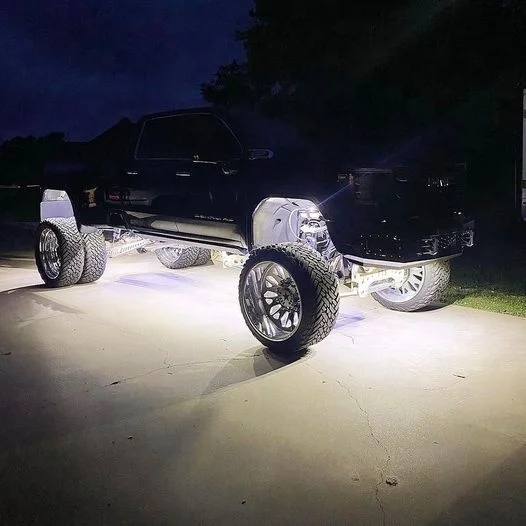 KSS 2023 NEWEST Manufacturer Waterproof LED Pod Light 104 Brightest Pure White Color LED Rock Light Kit Underbody Led Rock Light