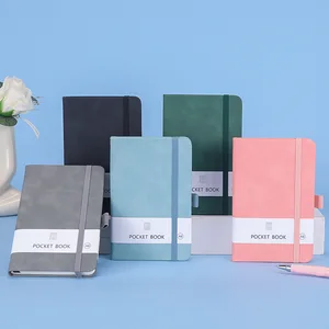 2026 High-End Custom A5 Notebook PU Leather Diary with Company Logo Gift Product