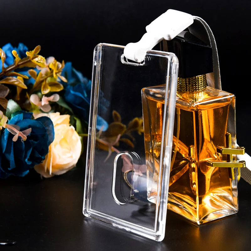 Eco Friendly Crystal Acrylic Id Card Badge Holder Rigid Plastic