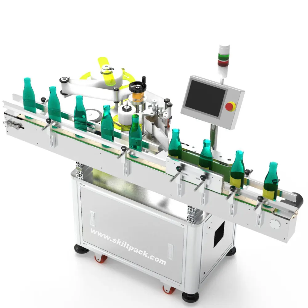 SKILT Automatic Round Jars Labeling Machine  with Date Printer