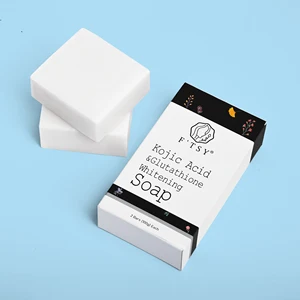 Custom Glutathione & Kojic Acid Bar Soap Face Body Wash Bath Soap Deep Cleansing Brightening Oil Control