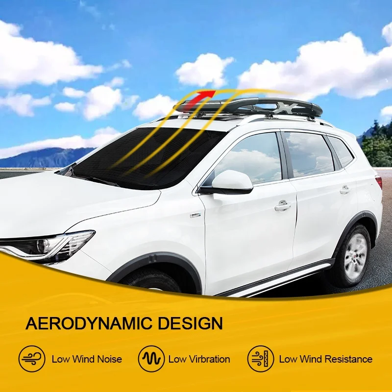 JINHUIJUアルミニウム + プラスチックソフトルーフトップラック