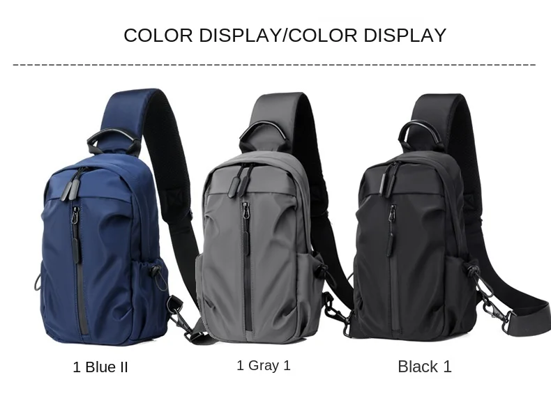 Men's new trendy business and leisure multi-function business travel single shoulder messenger bag