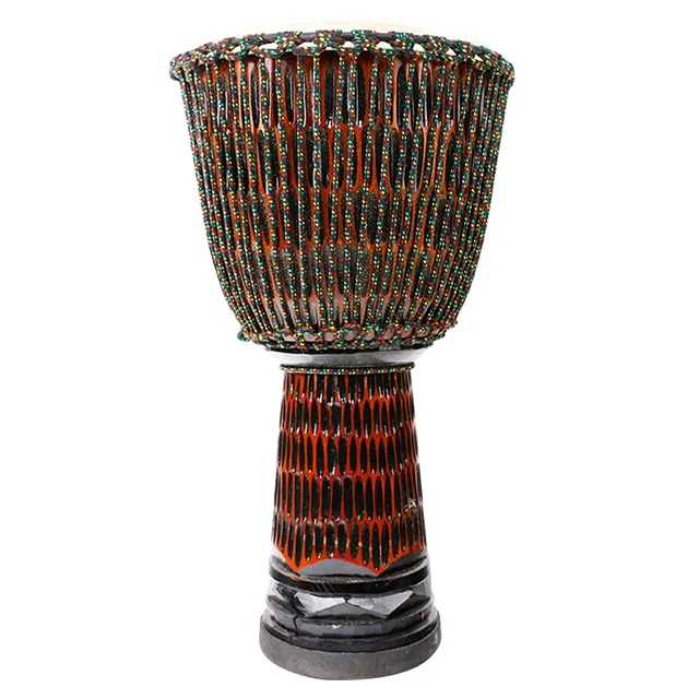 アフリカンドラム 木製パーカッション 本革使用 直径36cm 13 ''木製レザージャンベアフリカンドラム (渇望)-象| Alibaba.com