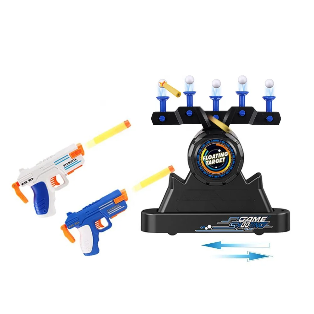 Wholesale Kids interactive suspension shooting game electric moving target and floating ball shooting practice toys gun EVA soft bullet From m.alibaba