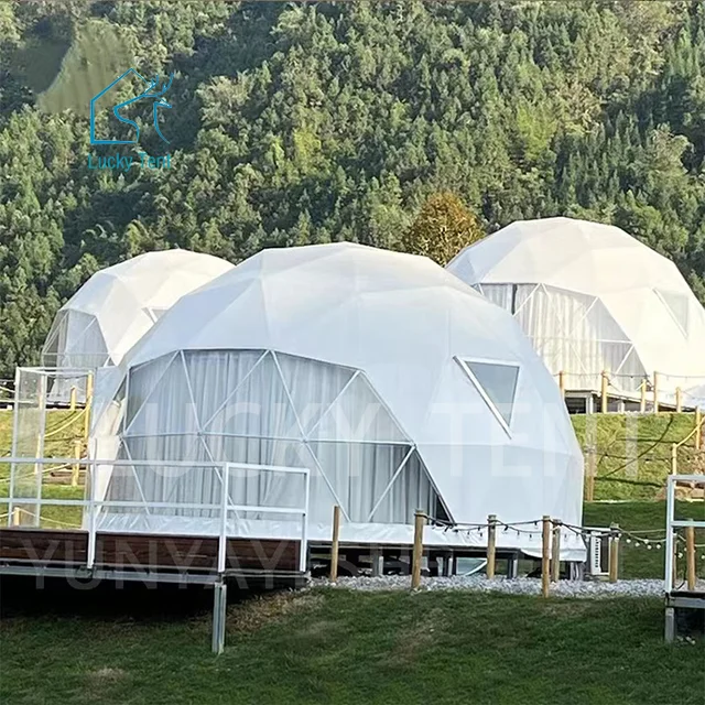 Best Quality Outdoor Geodesic Tent Glamping Tent Domo Geodesico Dome Tent