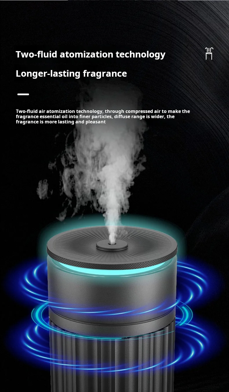 OEM ODM Silver Black Smart Waterless Aroma Diffuser Eco-Friendly ...
