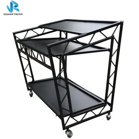 Lite Console XPRS Foldable Mobile DJ Booth for Dj Worker Dj Truss