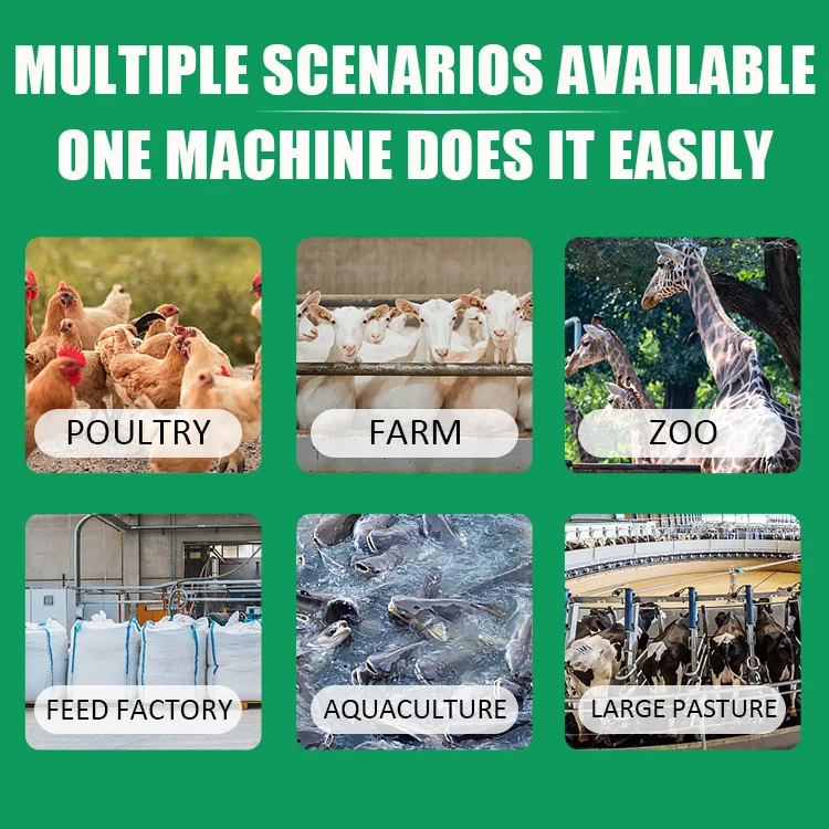 Animal Poultry Chicken Feed Farm Making Machines Chaff Cutter Wood Provided Petrol Engine Animal Feed Pellet Press Machine 178