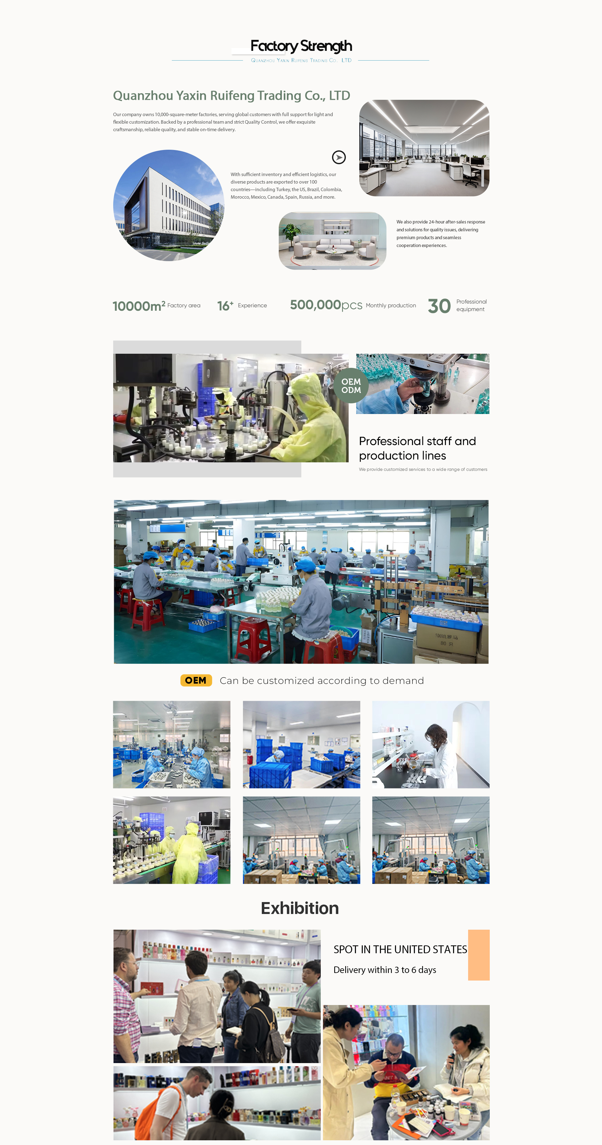 Company Overview - Quanzhou Yaxin Ruifeng Trading Co., Ltd.