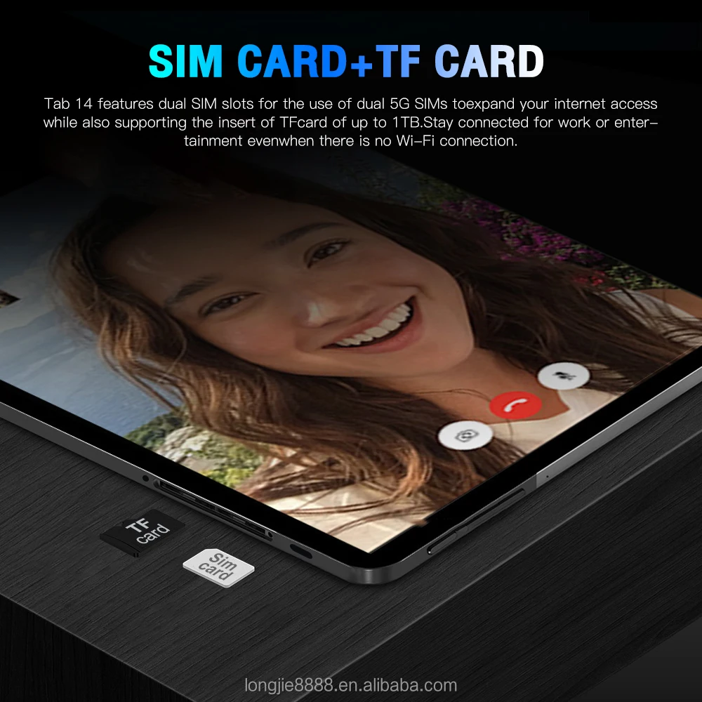 New In 8" Tab14 5g 16gb+1tb Pc Tablet 8 Inch 8800mah Android 12 ...