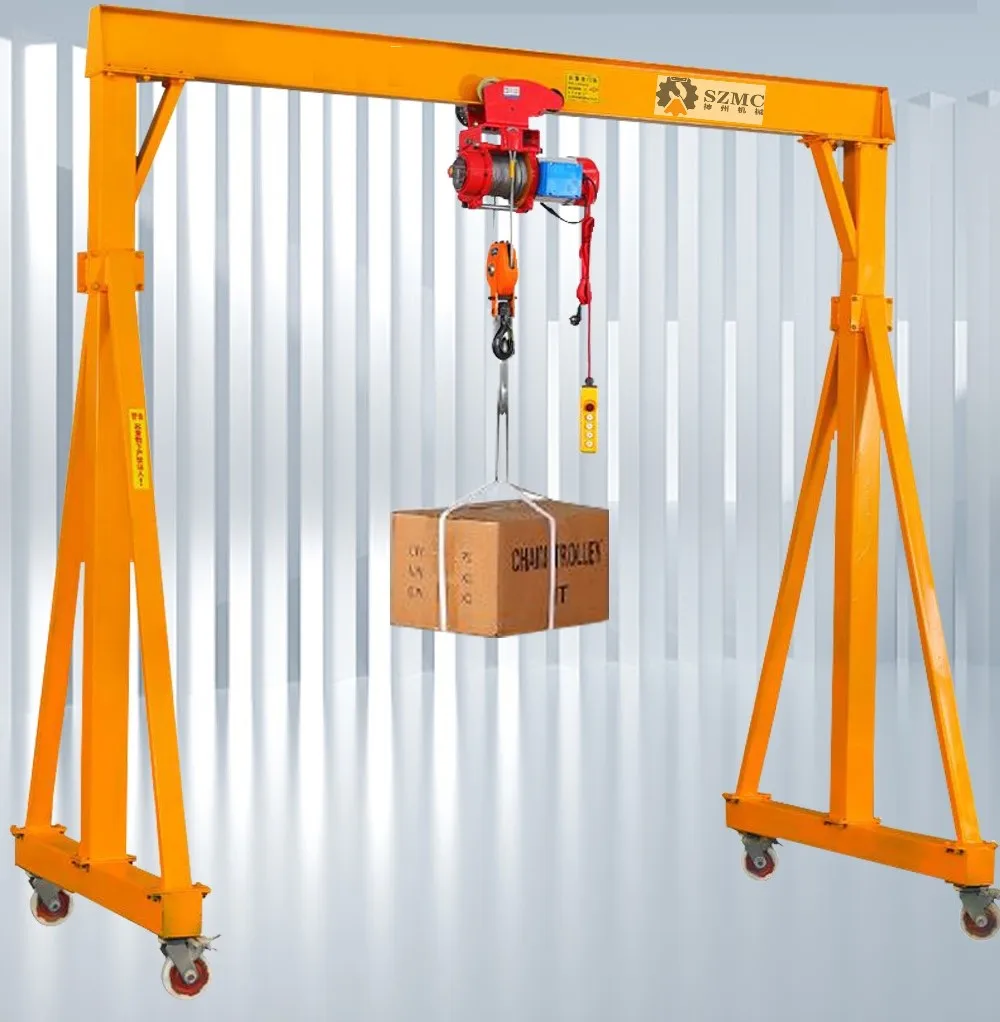 1 ton 1.5 ton 2 ton 3 ton 5 ton Mini Gantry crane Small mobile portable ...