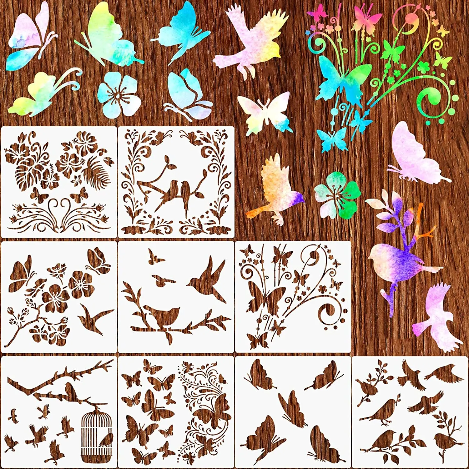 Reusable Painting Stencils - DIY Wall Art & Wood Decor