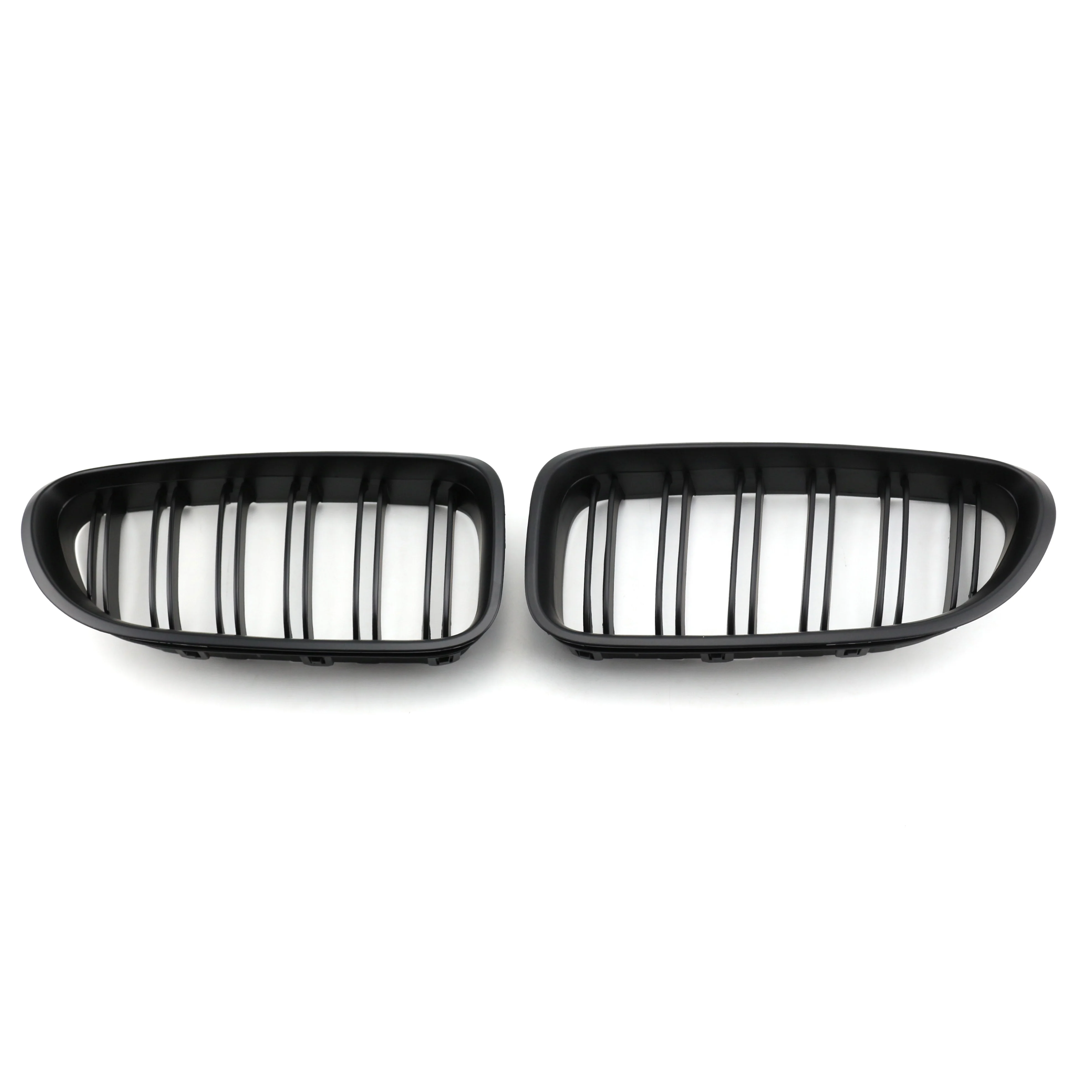 product tiypeor car carbon fiber f06 double line abs car gloss black front kidney grille car grille for bmw 6 series 2012 2016 year-4
